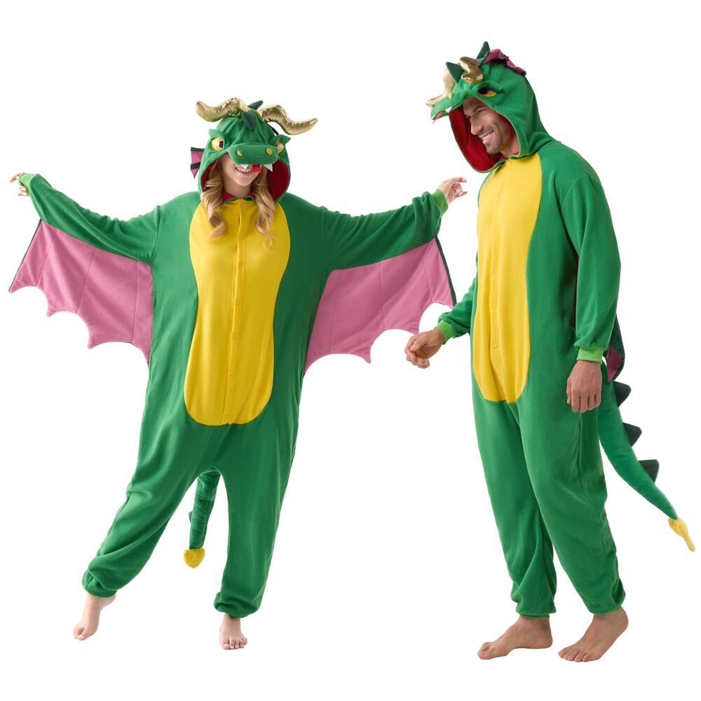 1553 Halloween Dragon Unisex Costume, Adult Animal Costume Halloween Party